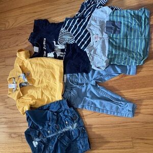 Short sleeve shirts, pant and jacket bundle